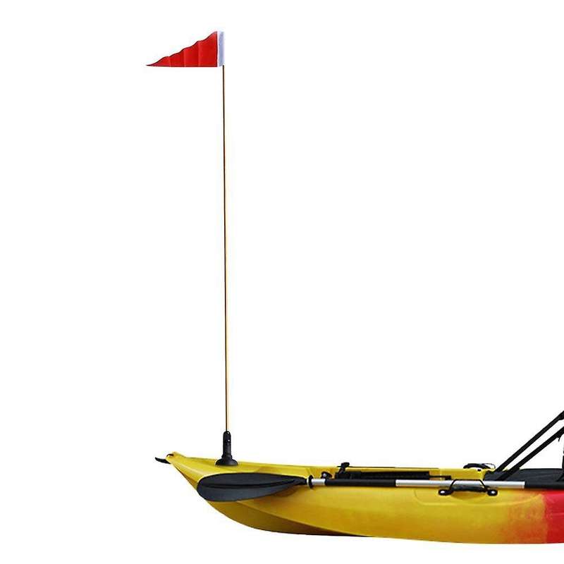 120cm Kayak Safety Flag Fishing Canoes Multiple Purposes Flag Yacht Dinghy Boat Flag Mount Kayak Acc