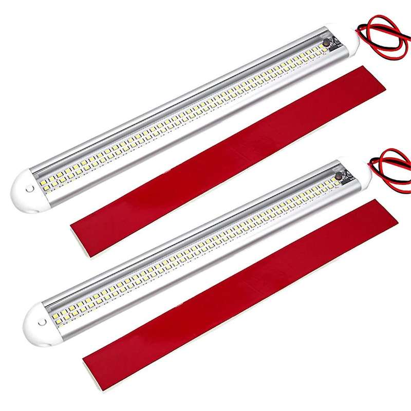 120LED Car Interior Light Bar Strip with ON/OFF Switch for Truck RV Van Lorry Boat Motorhome Reading