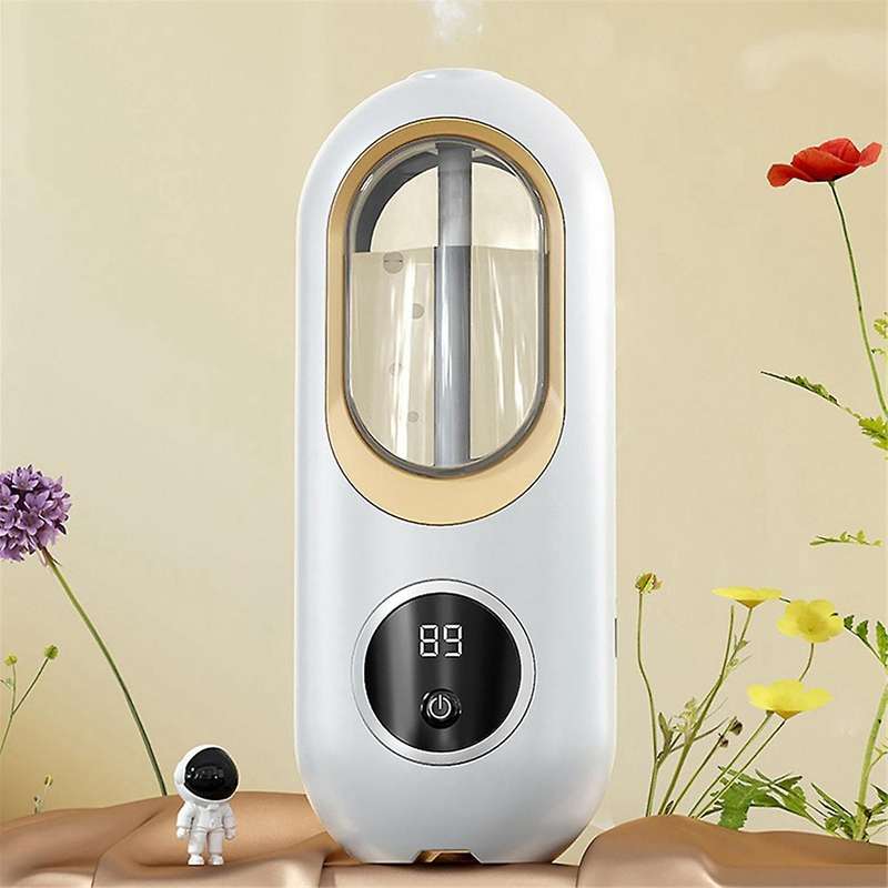 120ml Essential Oil Diffuser Wall Mounted Aromatherapy Digital Display with Night Light Air Purifier