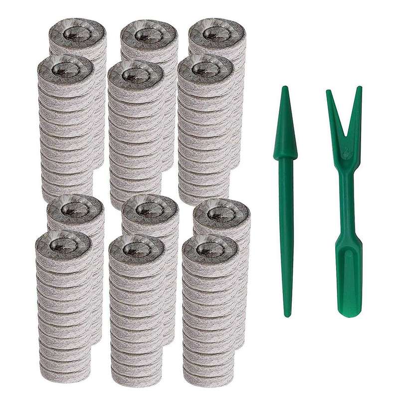 120Pcs 30mm Peat Soil Plant Plugs Pallet Seedling Soil Block, Seed Nutrient Block for Flowers