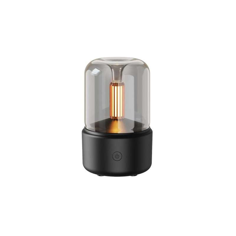 120ml Simulated Candlelight Mini Portable Air Purification Humidifier Plugged In for Use Air Humidif