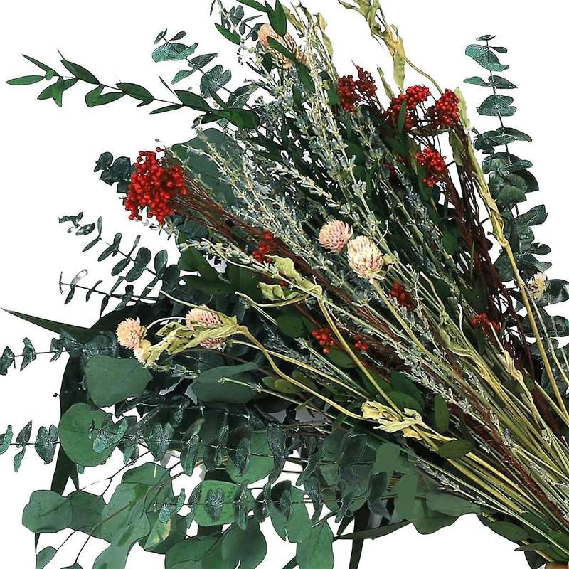 120pcs Dried Eucalyptus for Shower, Eucalyptus with Stems for Home Decor, 17 Inches Shower Eucalyptu