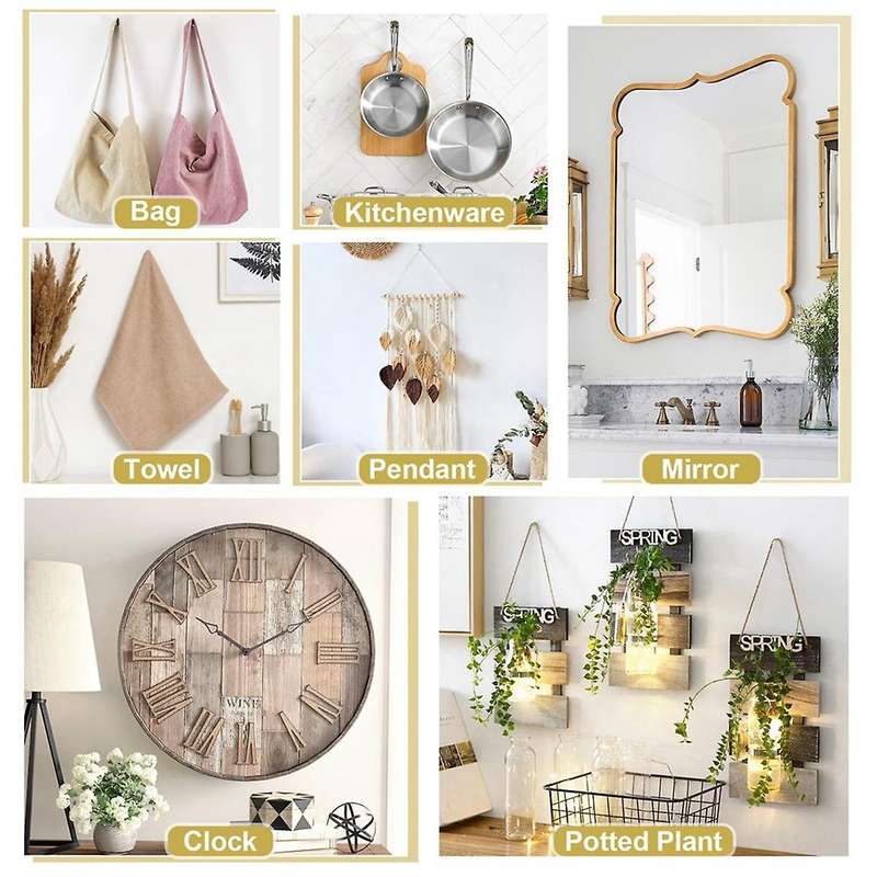 120pcs Picture Hanging Nails 4 Sizes Wall Nails for Picture,nails for Wall Picture for Wall Decorat