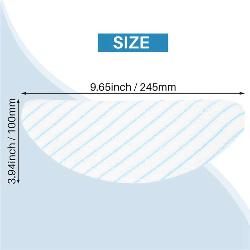 120Pcs Microfiber Mopping Pads Compatible ECOVACS DEEBOT OZMO T8 T9 AIVI