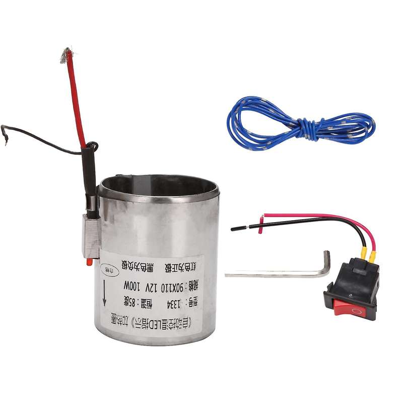 120W 90X110 12V Universal Adjustable Crude Oil- Filter Heating Jacket Filter Elements Heating Washer