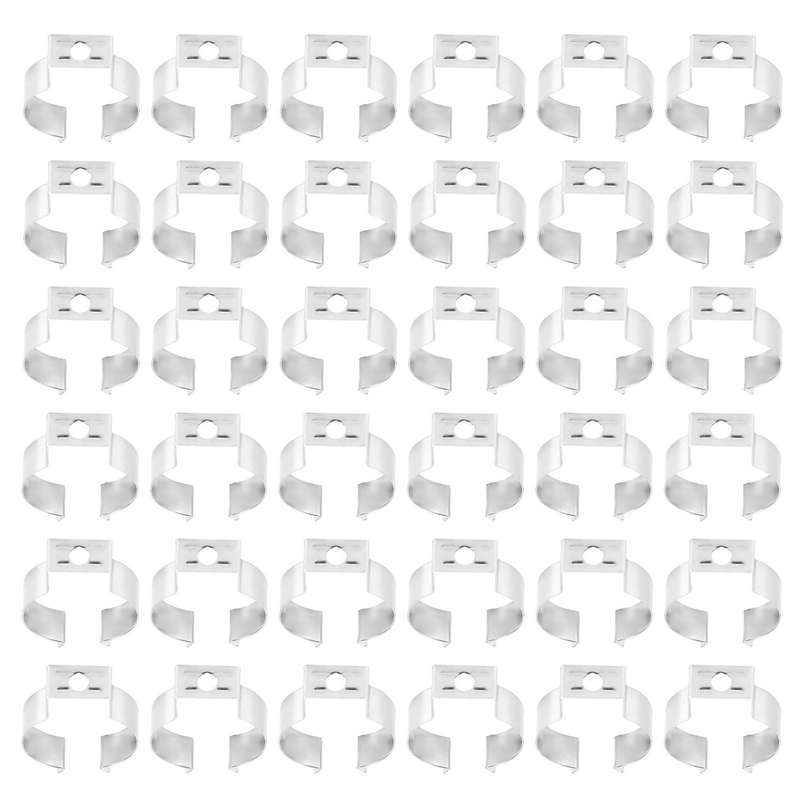 120pcs T8 Led Light Bulbs U Clips Holder Fluorescent Tube Lamp Bracket