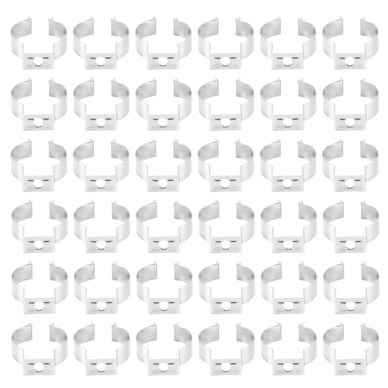 120pcs T8 Led Light Bulbs U Clips Holder Fluorescent Tube Lamp Bracket
