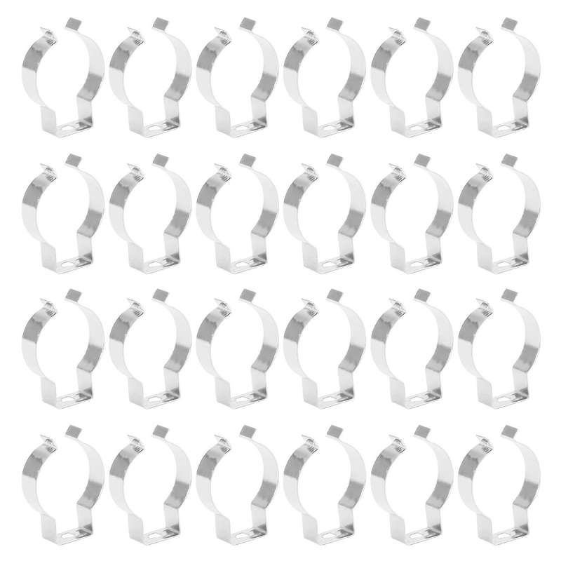 120pcs T8 Led Light Bulbs U Clips Holder Fluorescent Tube Lamp Bracket