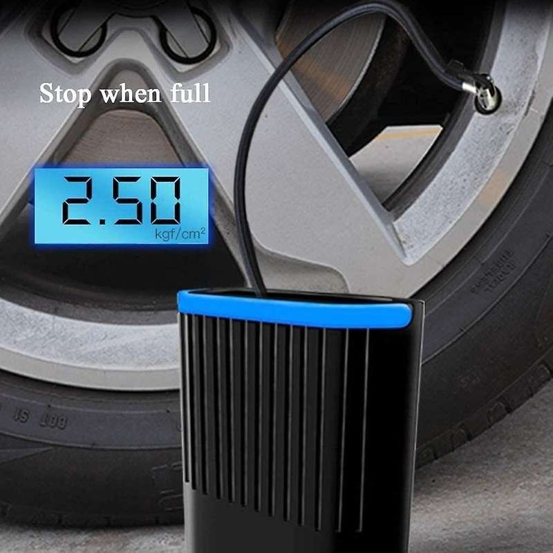 120W Car Air Compressor Portable Electric Air Pump 12V Digital Tire Inflator for Car Motorcycle Bicy
