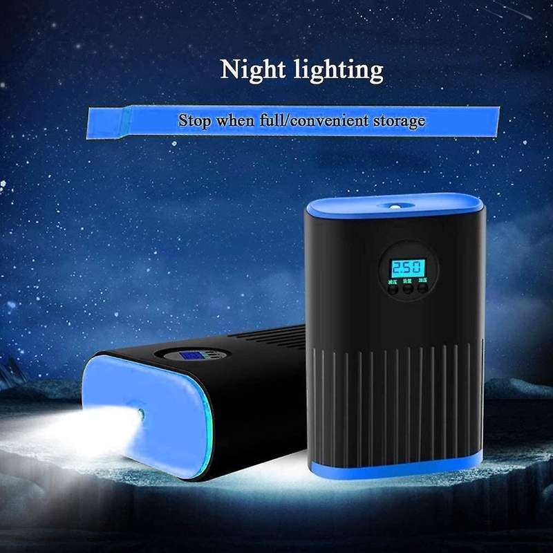 120W Car Air Compressor Portable Electric Air Pump 12V Digital Tire Inflator for Car Motorcycle Bicy