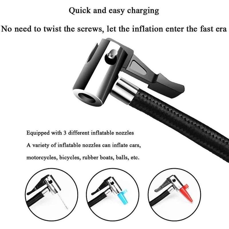 120W Car Air Compressor Portable Electric Air Pump 12V Digital Tire Inflator for Car Motorcycle Bicy