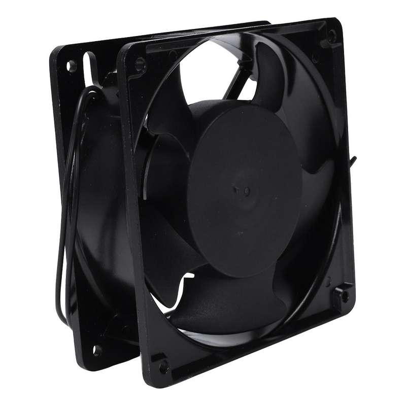 120x120x38mm 5 Blades Metal Axial Flow Cooling Fan AC 220/240V 0.14A 22W