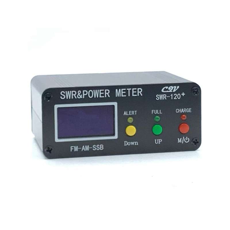 120W SWR Digital Power Standing Wave Meter 1.8-54MHz Shortwave Meter FM AM SSB Modes Power Meter Sup