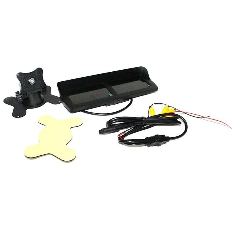 12-24V Dual Screen Split Car HD Display Monitor Parking Reverse Image System Kit