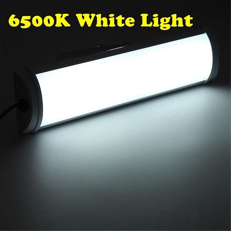 12-80v 72led Car Interior Light Strip Bar Ceiling Reading Dome Lighting Lamp for Cabinet Rv Trailer