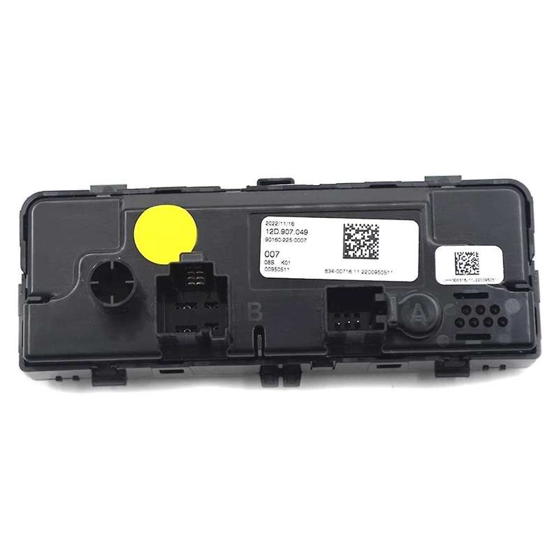 12D907049 for MK2 Rear Touch Air Conditioning Panel Rear Armrest Air Conditioning Control Switch