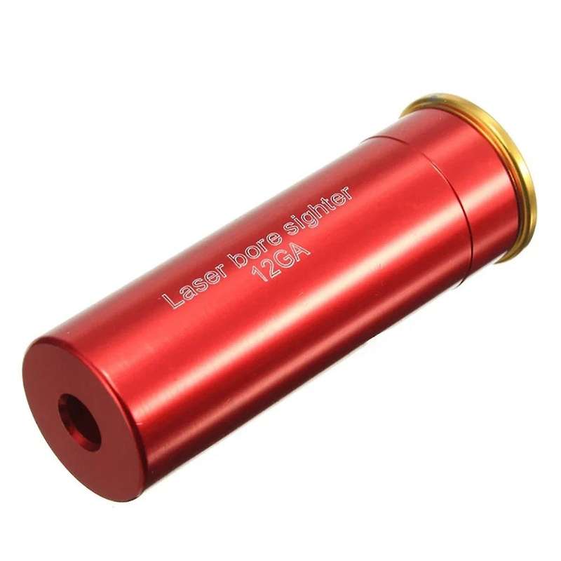 12GA Calibrator Gauge Bore Sighter Boresighter Red Sighting Sight Boresight Copper Leveler 635-655NW