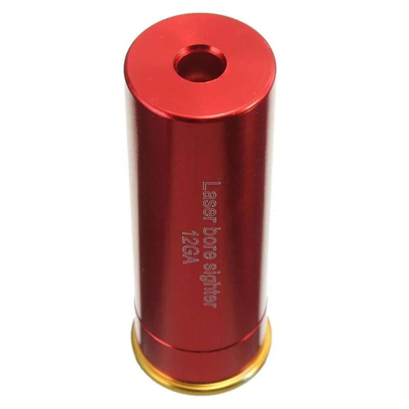 12GA Calibrator Gauge Bore Sighter Boresighter Red Sighting Sight Boresight Copper Leveler 635-655NW