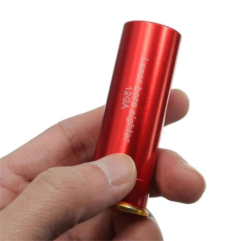 12GA Calibrator Gauge Bore Sighter Boresighter Red Sighting Sight Boresight Copper Leveler 635-655NW