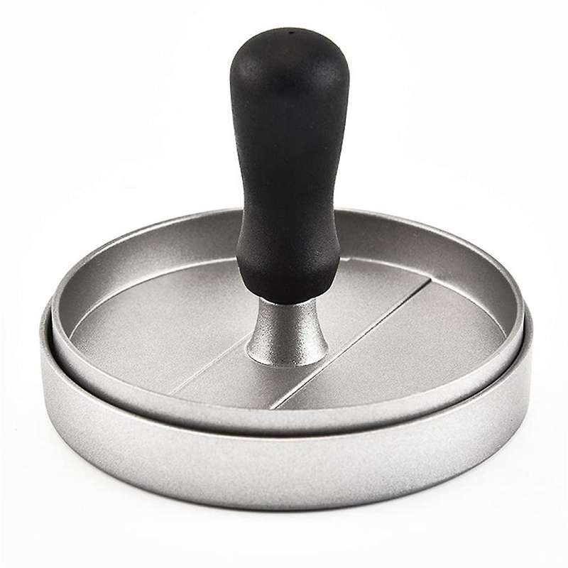 12cm Round Burger Press Hamburger Maker Alloy Hamburger Form Press Aluminum Meat Beef Tools