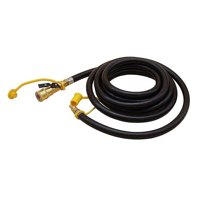 12FT Male/Female Quick-Connect RV Propane Hose with Elbow Adapter for Blackstone 17inch/22inch Gridd