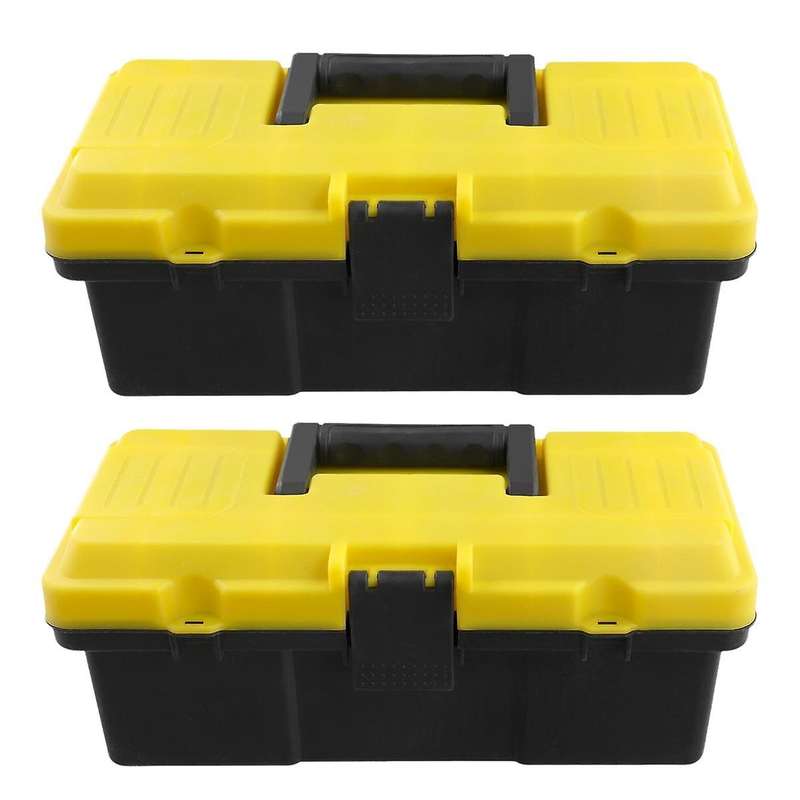 12In Electrical Toolbox Thickened Plastic Sturdy Storage Box Repair Machinery Woodworker Home Office