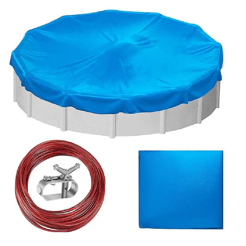 12ft Round Pool Cover,solar Covers for Above Ground Pools,pool Cover Protector with Pool Cover And