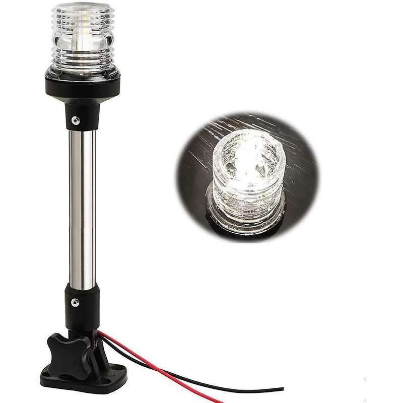 12inch LED Boat Navigation Light All Round Adjustable Boat Light Anchor Light for Fishing Boat Yacht