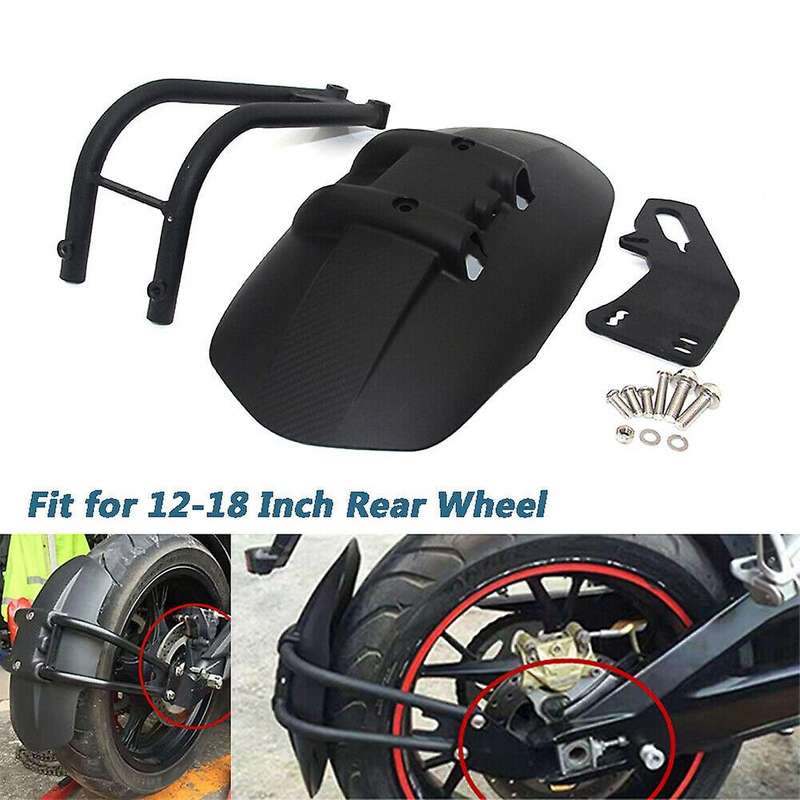 12Inch-18Inch Universal Durable Motorcycle Rear Wheel Mudguard Protect Splash Vehicle Mud Guard