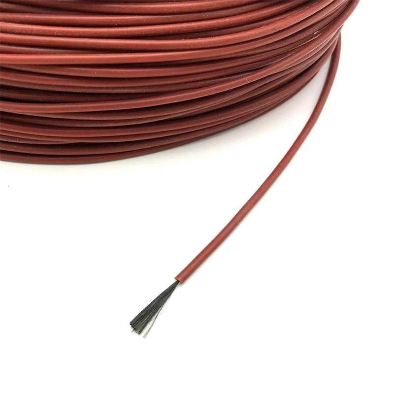 12k Heat 50m 12k 33/m Carbon Fiber Heating Cable 3mm Floor Warming Wire High Temperature Silicone He