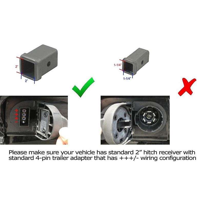 12-Led Brake Light Trailer Hitch Cover Fit Towing&Hauling 2 Inch Standard Size Receiver for (Black)
