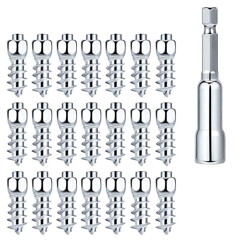 12mm Hard Alloy Screw Tire Stud Wheel Tire Snow Column Rivet Tire Stud Belt Installation Tool (100 P