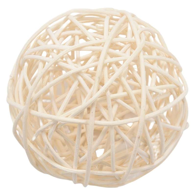 12-Pack Large Rattan Balls - Decorative Balls for Bowls, Vase Filler, Coffee Table Decor, Wedding P