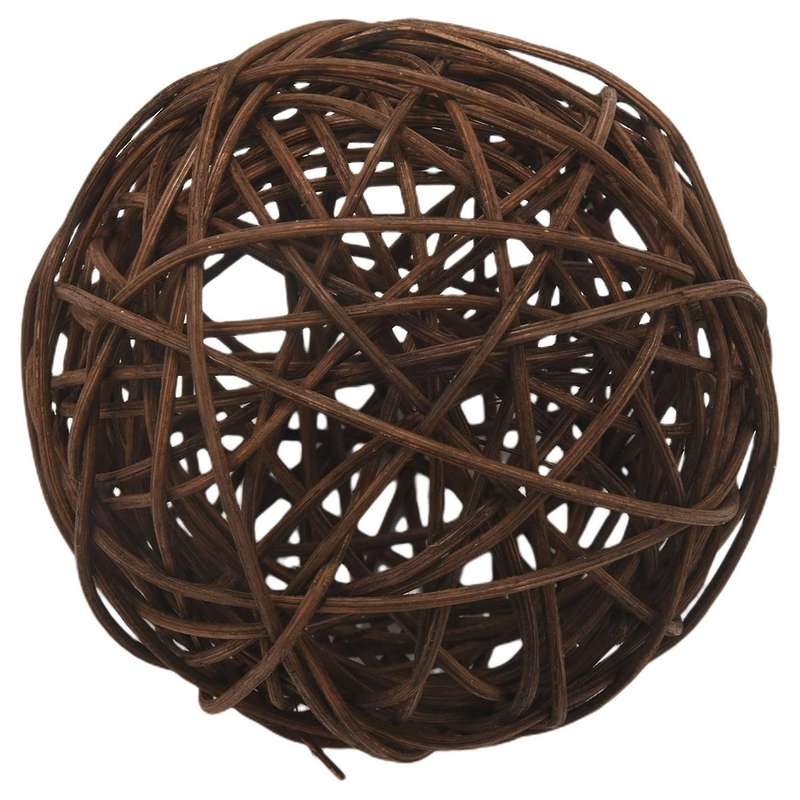 12-Pack Large Rattan Balls - Decorative Balls for Bowls, Vase Filler, Coffee Table Decor, Wedding P