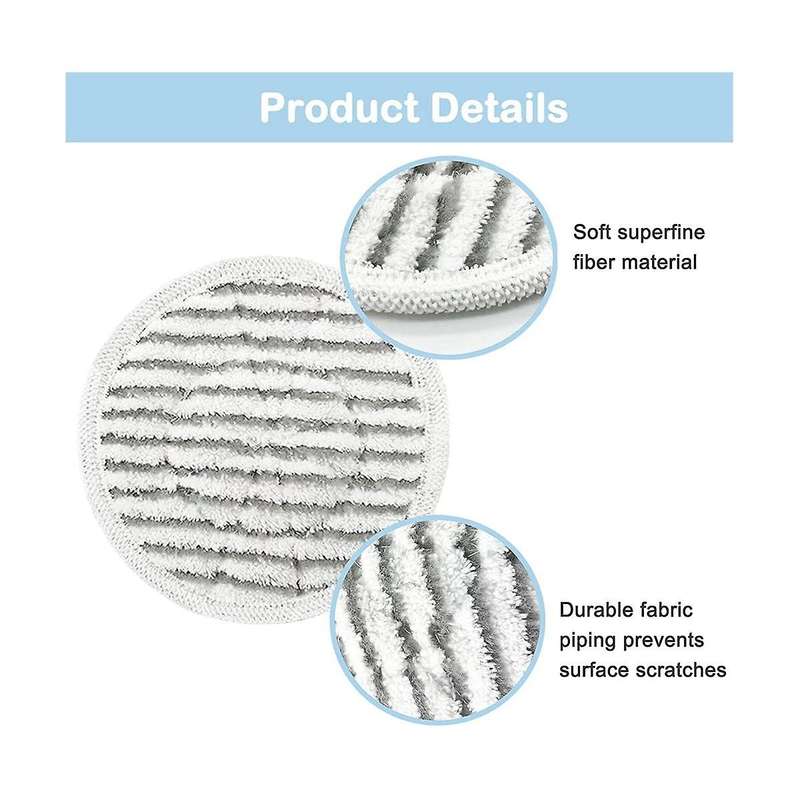 12pack S7001 Pads Replacement Mop Pads for S7001, S7000amz, S7000 S7001tgt S7201 Series Mop Pads