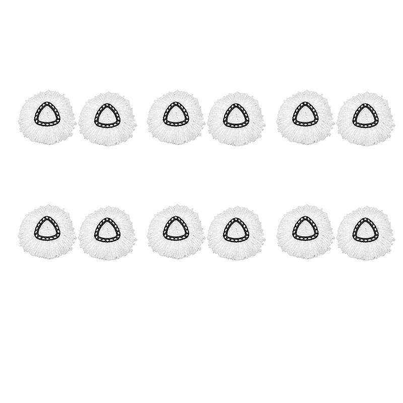 12Pack Replacement Heads,Microfiber Mop Refill, Mop Replacement Heads for