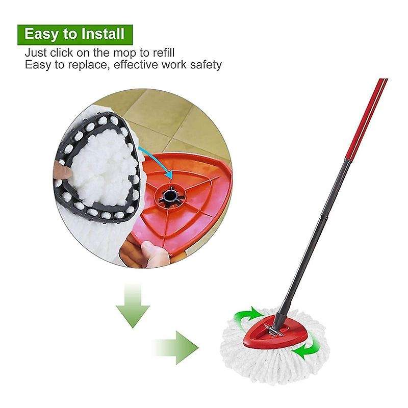 12Pack Replacement Heads,Microfiber Mop Refill, Mop Replacement Heads for