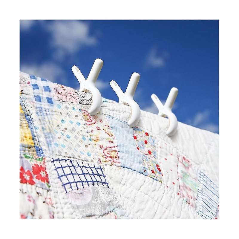 12pack Plastic Clothes Pins, Beach Towel Clips,laundry Clothespins, Clothes, Blankets to Clothesline