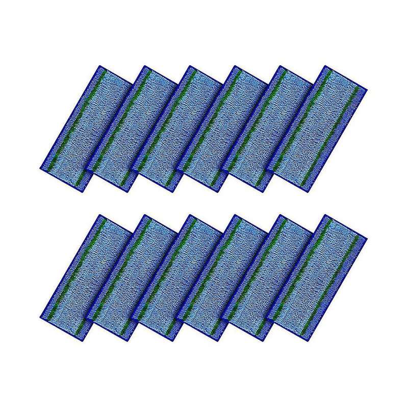 12pack Wet Mopping Pads Washable and Reusable M6 Wet Mopping Pads Compatible with M6 Series Robot Mo