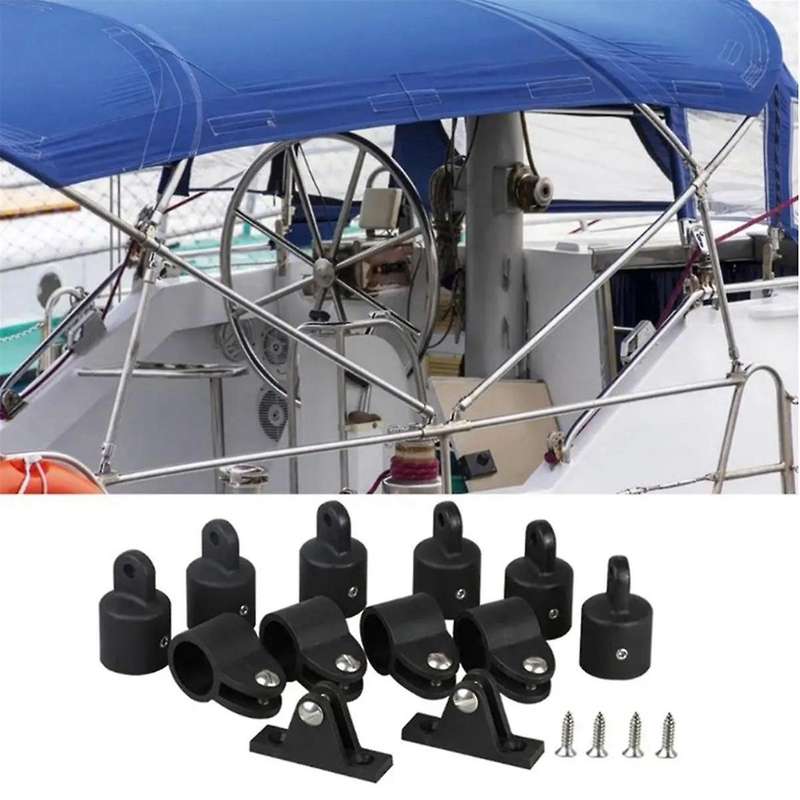 12pc 22mm Marine Canopy Deck Hinge Claw Sliding Eye End Fittings Hardware General Diy Tools Solid H