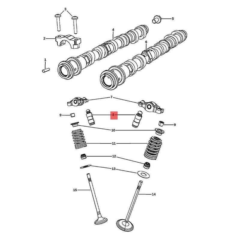 12pcs 5184296ah Valve Rocker Arms for Charger Grand Ram Pentastar 3.6l 2011-2020 5184296aa