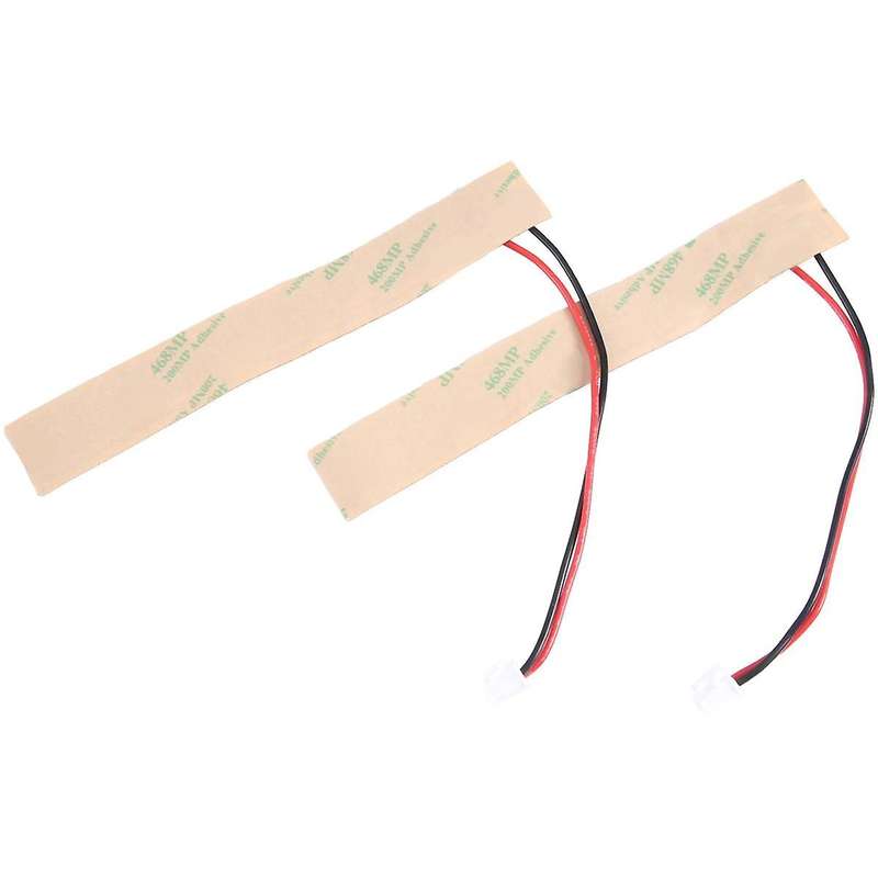 12Pcs 20Mmx140Mm Film Heater Plate Adhesive Pad,PI Heating Elements 24V 72W Strip Heater Adhesive Po