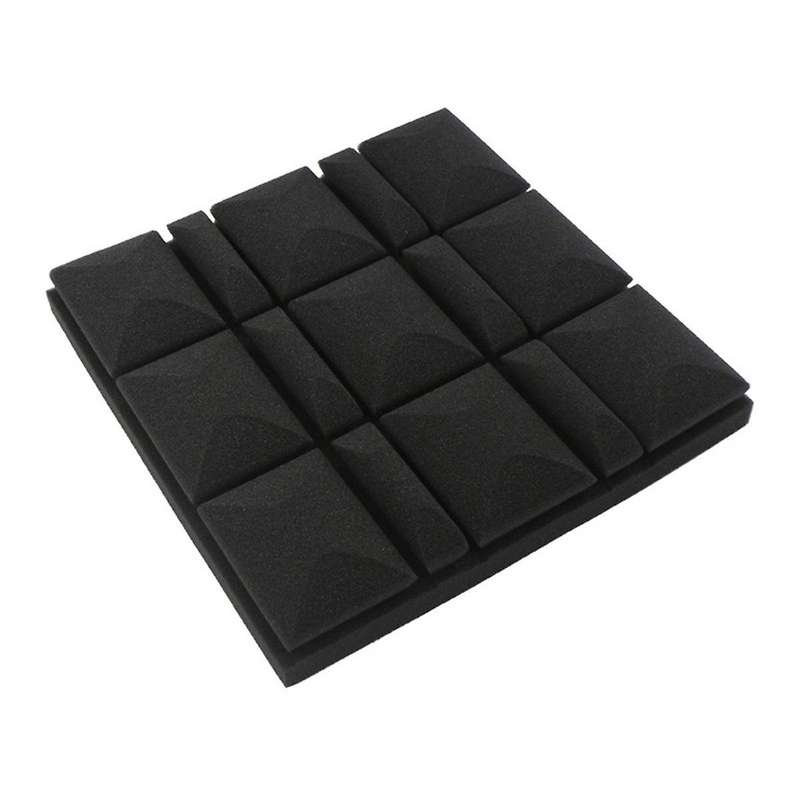 12pcs Acoustic Panels Sound Absorbing Proofing Wall Insulation Cotton Soundproof Polyurethane Soundp