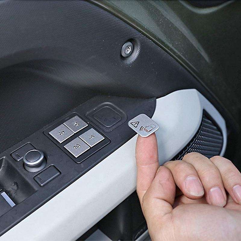 12Pcs Car Door Seat Memory Lock Button Covers Sticker for 2020-2022 110