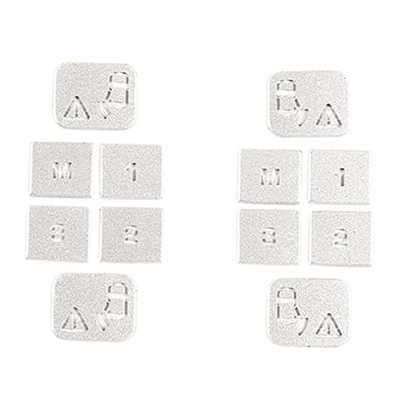 12Pcs Car Door Seat Memory Lock Button Covers Sticker for 2020-2022 110