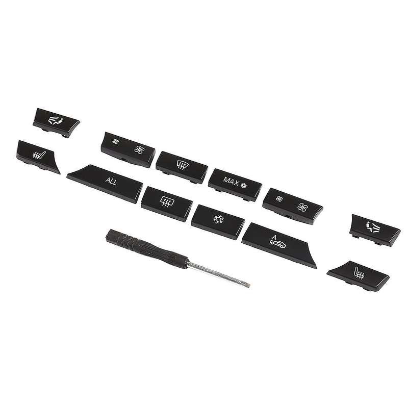 12Pcs Car Dashboard A/C Control Switch Button Key Caps Repair Kit for  5 7 Series F07 GT/F10/F11 F01