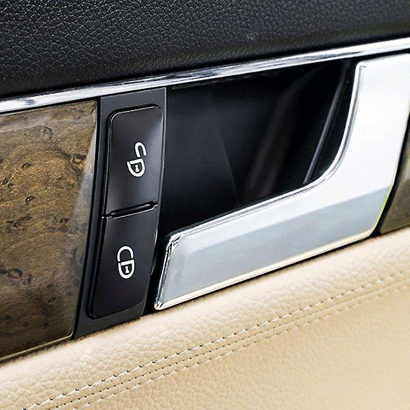 12Pcs Car Door Lock Switch Cover Trim Compatible Mercedes Benz a B C E Class