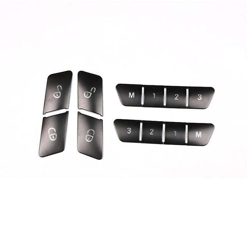 12Pcs Car Door Lock Switch Cover Trim Compatible Mercedes Benz a B C E Class
