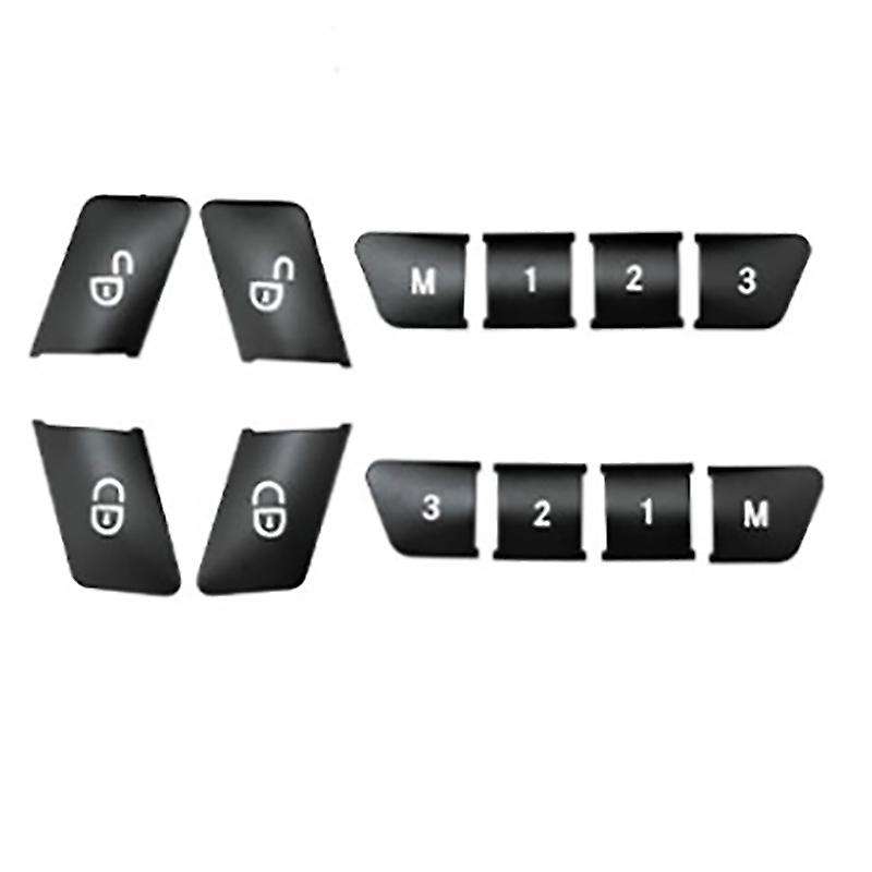 12Pcs Car Door Lock Switch Cover Trim Compatible Mercedes Benz a B C E Class