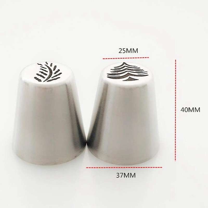 12Pcs Christmas Icing Piping Tip Nozzle Steel Piping Tip Cake Decorating Tools for Birthdays Wedding